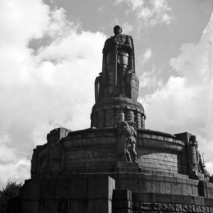 Bismarck monument at Hamburg, Germany 1930s. Bismarck monument at Hamburg, Germany 1930s.
